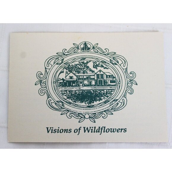 Vtg 1994 LJB Ranch House Texas Ornament Visions of Wildflowers Gold Porcelain - Picture 3 of 11